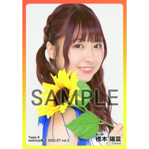 AKB48 チーム8 2022年7月度 net shop限定個別生写真5枚セットvol.2