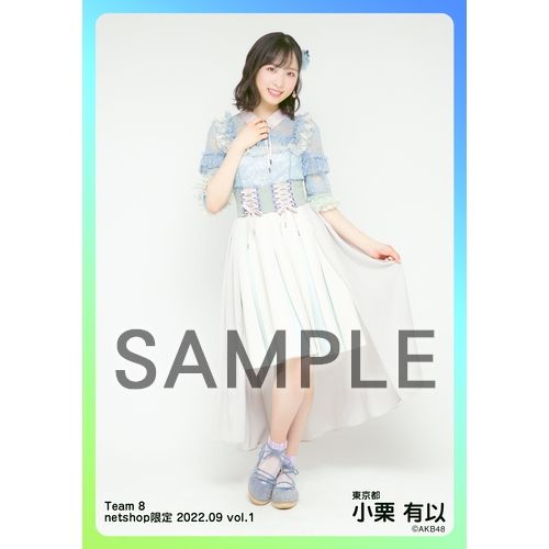 予約商品】AKB48 チーム8 2022年9月度 net shop限定個別生写真5枚