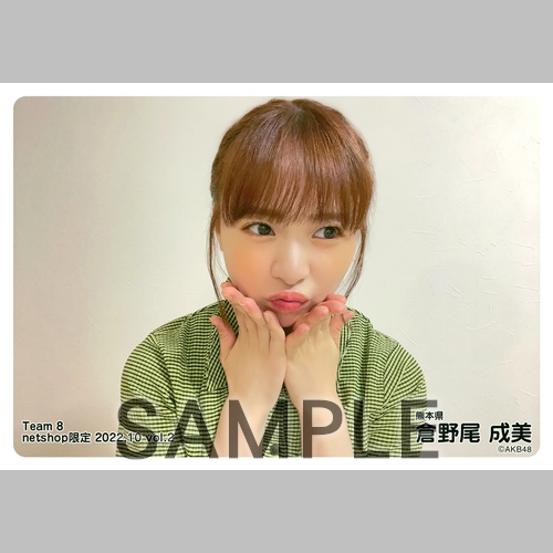 予約商品】AKB48 チーム8 2022年10月度 net shop限定個別生写真5枚