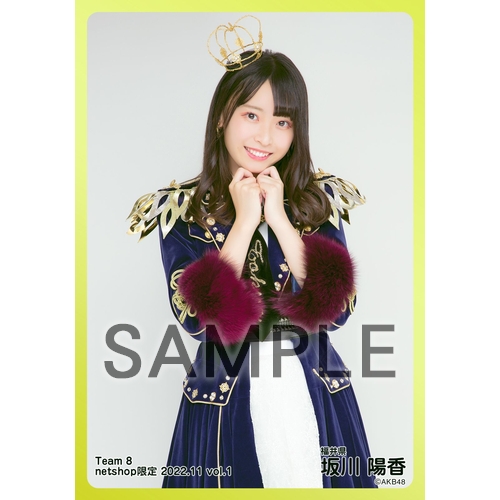 予約商品】AKB48 チーム8 2022年11月度 net shop限定個別生写真5枚