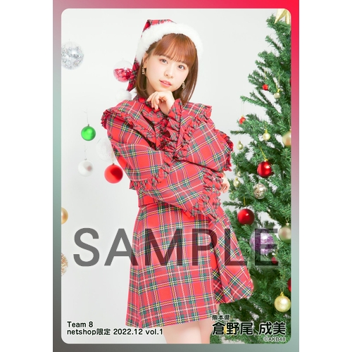 予約商品】AKB48 チーム8 2022年12月度 net shop限定個別生写真5枚