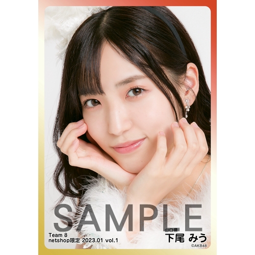 AKB48 チーム8 2023年1月度 net shop限定個別生写真5枚セットvol.1