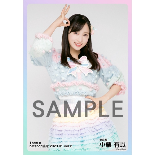 AKB チーム8 通常 生写真 ① AKB48 チーム8 2021年6月度 net shop限定個別生写真5枚セットvol