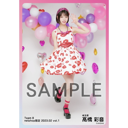 予約商品】AKB48 チーム8 2023年2月度 net shop限定個別生写真5枚