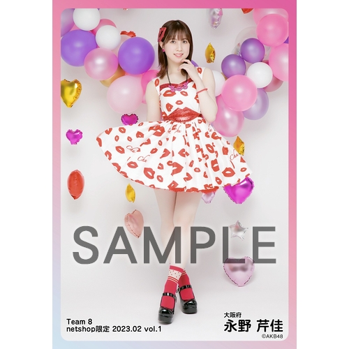 予約商品】AKB48 チーム8 2023年2月度 net shop限定個別生写真5枚