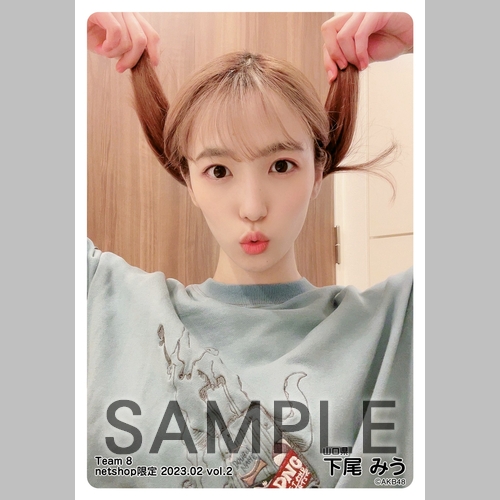 予約商品】AKB48 チーム8 2023年2月度 net shop限定個別生写真5枚